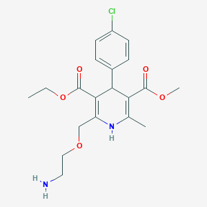 molecular formula C20H25ClN2O5 B13412624 p-Cl-Amlodipine 