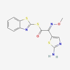 S-2-benzothiazoyl-2-amino-alpha-methoxyimino-4-thiazoleacetate