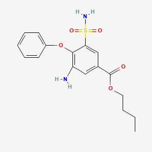 3-Amino-4-phenoxy-5-sulfamoyl-benzoic acid butyl ester