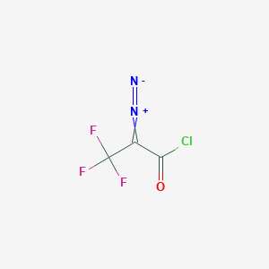 1-Chloro-2-diazonio-3,3,3-trifluoroprop-1-en-1-olate