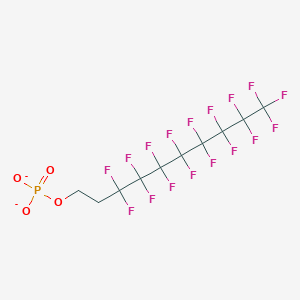molecular formula C10H4F17O4P-2 B13412892 Mono[2-(perfluorooctyl)ethyl] Phosphate 