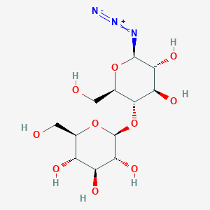 molecular formula C12H21N3O10 B13412937 beta-Cellobiosyl Azide 