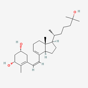 molecular formula C27H44O3 B13412952 (1beta,3beta,6Z)-9,10-Secocholesta-5(10),6,8-triene-1,3,25-triol 