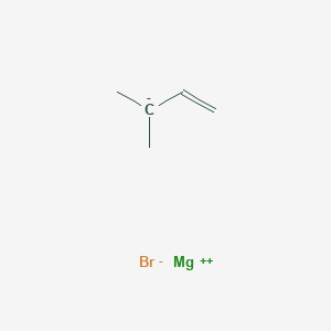 molecular formula C5H9BrMg B13412957 Magnesium, bromo(3-methyl-2-butenyl)- CAS No. 63847-45-0