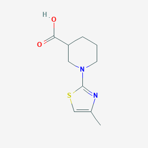 1-(4-Methyl-1,3-thiazol-2-yl)piperidine-3-carboxylic acid