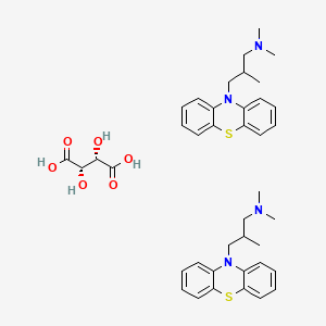 (2S,3S)-2,3-dihydroxybutanedioic acid;N,N,2-trimethyl-3-phenothiazin-10-ylpropan-1-amine