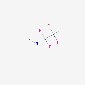 molecular formula C4H6F5N B13413123 1,1,2,2,2-pentafluoro-N,N-dimethylethanamine 