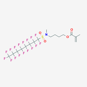 4-(((Heptadecafluorooctyl)sulphonyl)methylamino)butyl methacrylate