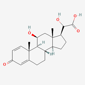 molecular formula C21H28O5 B13413133 11beta,20-Dihydroxy-3-oxo-Pregna-1,4-dien-21-oic Acid 