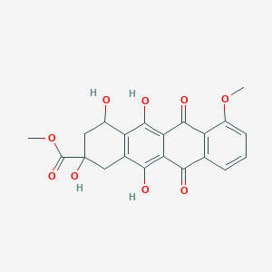 methyl 2,4,5,12-tetrahydroxy-7-methoxy-6,11-dioxo-3,4-dihydro-1H-tetracene-2-carboxylate