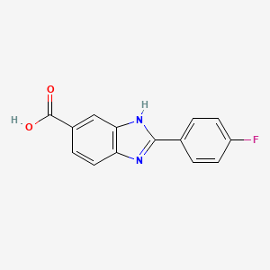 2-(4-Fluorophenyl)-1H-benzimidazole-5-carboxylic acid