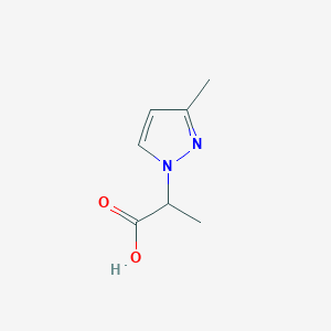 2-(3-methyl-1H-pyrazol-1-yl)propanoic acid