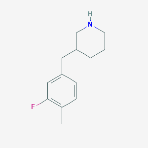 3-(3-Fluoro-4-methyl-benzyl)-piperidine