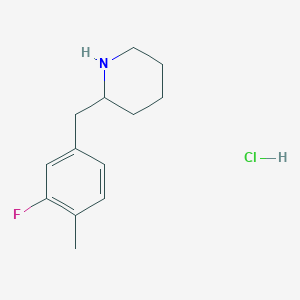 2-(3-Fluoro-4-methyl-benzyl)-piperidine hydrochloride