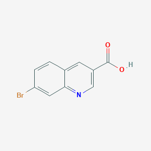 molecular formula C10H6BrNO2 B1341342 7-溴喹啉-3-羧酸 CAS No. 892874-34-9