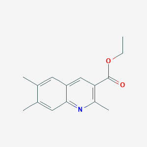 Ethyl 2,6,7-trimethylquinoline-3-carboxylate