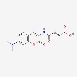 (Z)-4-[[7-(Dimethylamino)-4-methyl-2-oxo-2H-1-benzopyran-3-yl]amino]-4-oxo-2-butenoic Acid