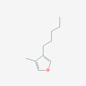 3-Methyl-4-pentylfuran