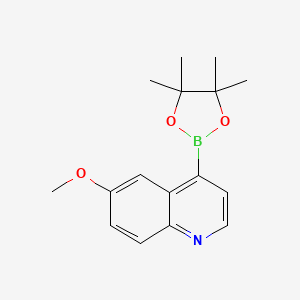 6-Methoxy-4-(4,4,5,5-tetramethyl-1,3,2-dioxaborolan-2-yl)quinoline