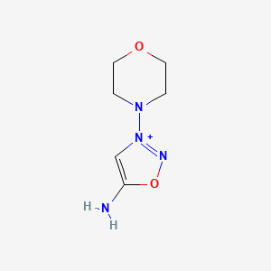 (3-Morpholin-4-yl-1-oxa-2-aza-3-azoniacyclopenta-2,4-dien-5-yl)azanide