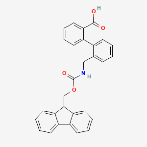 2'-(((((9H-Fluoren-9-yl)methoxy)carbonyl)amino)methyl)-[1,1'-biphenyl]-2-carboxylic acid