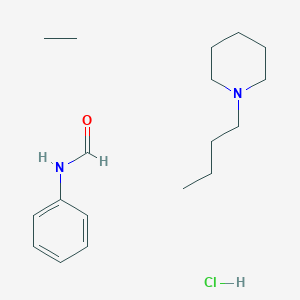 1-butylpiperidine;ethane;N-phenylformamide;hydrochloride