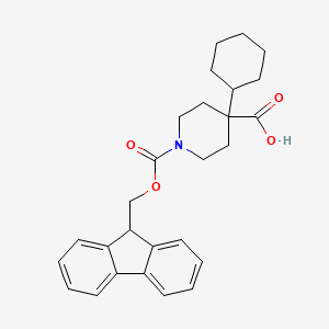 Fmoc-4-cyclohexyl-piperidine-4-carboxylic acid