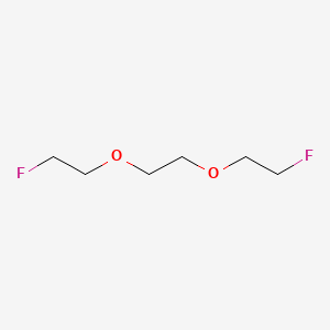 molecular formula C6H12F2O2 B13413771 Ethane, 1,2-bis(2-fluoroethoxy)- CAS No. 63938-33-0