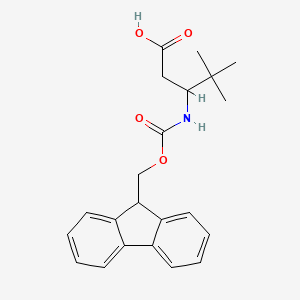 3-{[(9H-fluoren-9-ylmethoxy)carbonyl]amino}-4,4-dimethylpentanoic acid