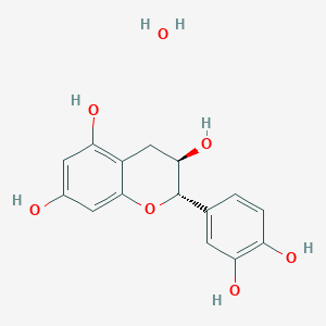 molecular formula C15H16O7 B13414020 (-)-Catechin hydrate 