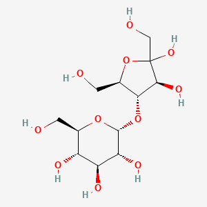 molecular formula C12H22O11 B13414105 4-O-alpha-D-Glucopyranosyl-D-fructofuranose 