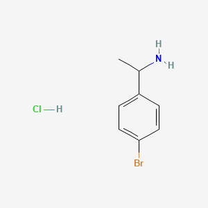 molecular formula C8H11BrClN B1341415 1-(4-溴苯基)乙胺盐酸盐 CAS No. 90006-14-7
