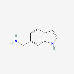 molecular formula C9H10N2 B1341427 1H-Indole-6-methanamine CAS No. 3468-17-5