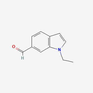 molecular formula C11H11NO B1341430 1-ethyl-1H-indole-6-carbaldehyde CAS No. 854778-47-5