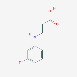 molecular formula C9H10FNO2 B1341438 3-[(3-Fluorophenyl)amino]propanoic acid CAS No. 885275-89-8