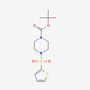 molecular formula C13H20N2O4S2 B1341442 Tert-butyl 4-(thiophen-2-ylsulfonyl)piperazine-1-carboxylate CAS No. 774575-85-8