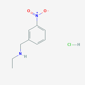 molecular formula C9H13ClN2O2 B1341451 N-(3-nitrobenzyl)ethanamine hydrochloride CAS No. 90389-71-2