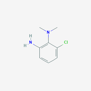 molecular formula C8H11ClN2 B1341503 6-氯-N1,N1-二甲基苯-1,2-二胺 CAS No. 1174932-22-9