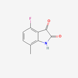 molecular formula C9H6FNO2 B1341504 4-Fluoro-7-methylisatin CAS No. 668-24-6