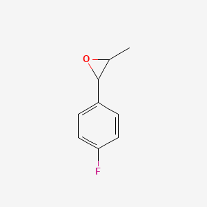 molecular formula C9H9FO B1341513 2-(4-Fluorophenyl)-3-methyloxirane 