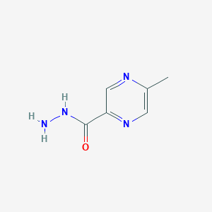 molecular formula C6H8N4O B1341549 5-Methylpyrazine-2-carbohydrazide CAS No. 37545-33-8