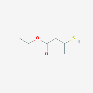 molecular formula C6H12O2S B134158 3-巯基丁酸乙酯 CAS No. 156472-94-5