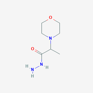 molecular formula C7H15N3O2 B1341584 2-Morpholin-4-ylpropanohydrazide CAS No. 32418-66-9