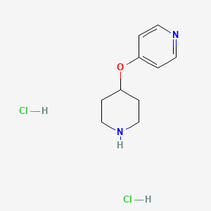 molecular formula C10H16Cl2N2O B1341602 4-(Piperidin-4-yloxy)pyridine dihydrochloride CAS No. 308386-36-9