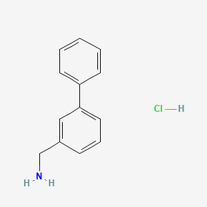molecular formula C13H14ClN B1341604 (3-Phenylphenyl)methanamine hydrochloride CAS No. 870837-46-0