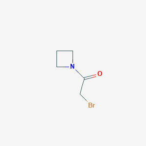 molecular formula C5H8BrNO B1341619 1-(Azetidin-1-yl)-2-bromoethanone CAS No. 885267-00-5