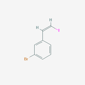 molecular formula C8H6BrI B1341623 1-bromo-3-[(Z)-2-iodoethenyl]benzene CAS No. 908333-97-1