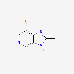 molecular formula C7H6BrN3 B1341624 7-溴-2-甲基-3H-咪唑并[4,5-c]吡啶 CAS No. 929074-39-5