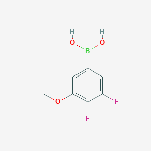 molecular formula C7H7BF2O3 B1341626 (3,4-Difluoro-5-methoxyphenyl)boronic acid CAS No. 925910-42-5