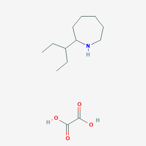 molecular formula C13H25NO4 B1341633 2-(1-Ethylpropyl)azepane oxalate 